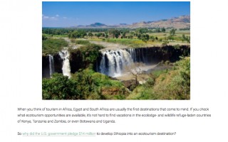 Ethiopia Poised to Become Next Hot African Ecotourism Destination