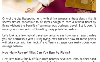 Are Miles Rewards Cards the Best Way to Fly for Free Today?