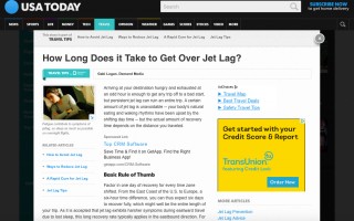 How Long Does it Take to Get Over Jet Lag?