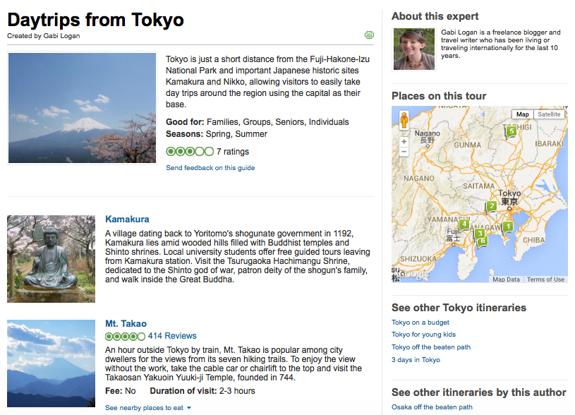 Tokyo Series for TripAdvisor
